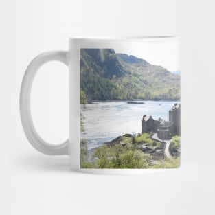 Eilean Donan Castle on a summer afternoon  in the Highlands of Scotland Mug